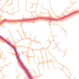 Daytime road noise heatmap for WN6 0DU