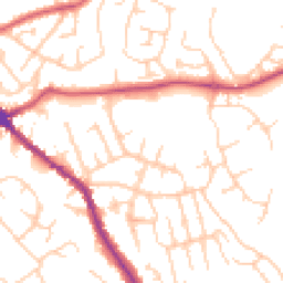 Daytime road noise heatmap for WN6 0DW