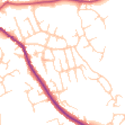 Daytime road noise heatmap for WN6 0EF