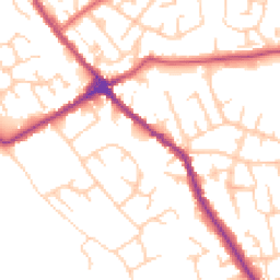 Daytime road noise heatmap for WN6 0FG