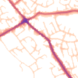 Daytime road noise heatmap for WN6 0FH
