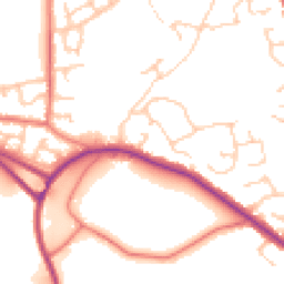 Daytime road noise heatmap for WN6 0GG