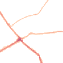 Night-time road noise heatmap for WN6 0JZ
