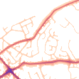 Daytime road noise heatmap for WN6 0NE