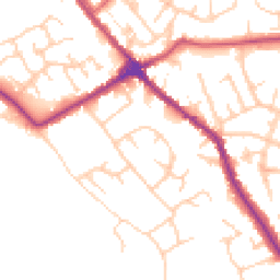 Daytime road noise heatmap for WN6 0TP