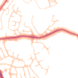 Daytime road noise heatmap for WN6 0WB