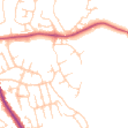 Daytime road noise heatmap for WN6 0WF