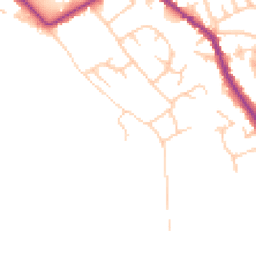 Daytime road noise heatmap for WN6 0YG