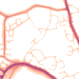 Daytime road noise heatmap for WN6 0ZG