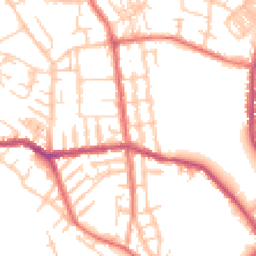 Daytime road noise heatmap for WN6 7BT