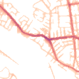 Daytime road noise heatmap for WN6 7EN