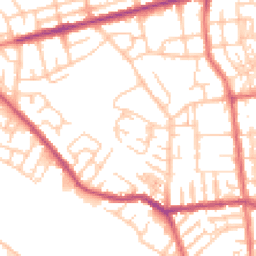 Daytime road noise heatmap for WN6 7EZ
