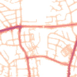 Daytime road noise heatmap for WN6 7HQ