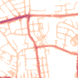 Daytime road noise heatmap for WN6 7HX