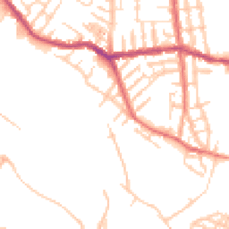 Daytime road noise heatmap for WN6 7LH