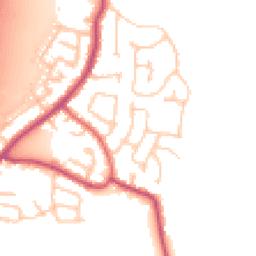 Daytime road noise heatmap for WN6 8AT
