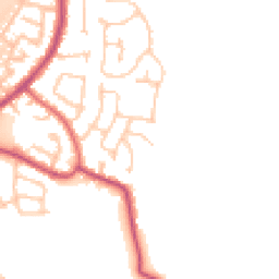 Daytime road noise heatmap for WN6 8DQ