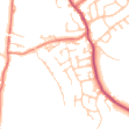 Daytime road noise heatmap for WN6 8DW