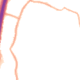 Night-time road noise heatmap for WN6 8GA