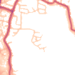 Daytime road noise heatmap for WN6 8GE