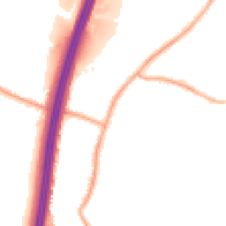 Night-time road noise heatmap for WN6 8HA