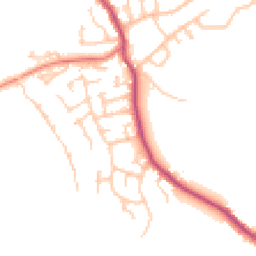 Daytime road noise heatmap for WN6 8HH