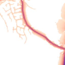 Daytime road noise heatmap for WN6 8JG