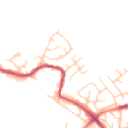 Daytime road noise heatmap for WN6 8JH
