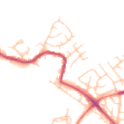 Daytime road noise heatmap for WN6 8JP