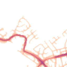 Daytime road noise heatmap for WN6 8JR