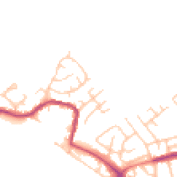 Daytime road noise heatmap for WN6 8JX