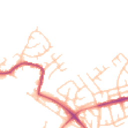 Daytime road noise heatmap for WN6 8JY