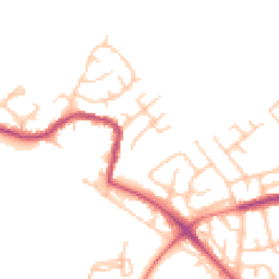 Daytime road noise heatmap for WN6 8LA