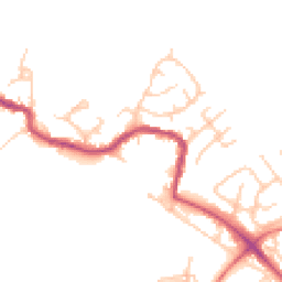 Daytime road noise heatmap for WN6 8LE