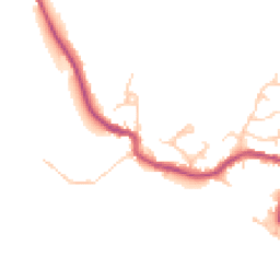 Daytime road noise heatmap for WN6 8LJ