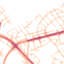 Daytime road noise heatmap for WN6 8PA