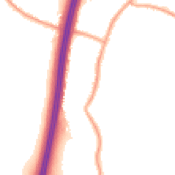 Night-time road noise heatmap for WN6 8PR