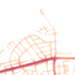 Daytime road noise heatmap for WN6 8QZ