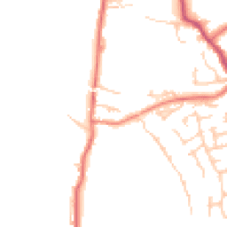 Daytime road noise heatmap for WN6 9AY