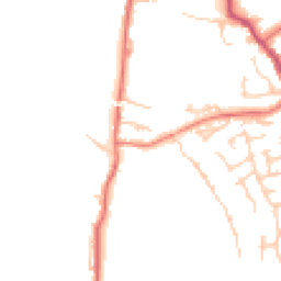Daytime road noise heatmap for WN6 9DA