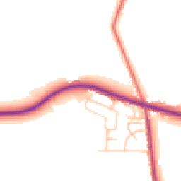 Daytime road noise heatmap for WN6 9EQ