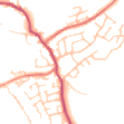 Daytime road noise heatmap for WN6 9HZ