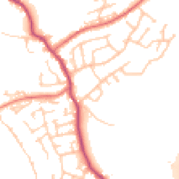 Daytime road noise heatmap for WN6 9JD