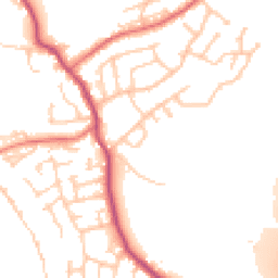 Daytime road noise heatmap for WN6 9JE