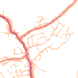 Daytime road noise heatmap for WN6 9JS