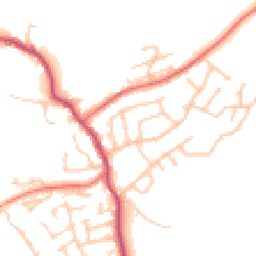 Daytime road noise heatmap for WN6 9JX