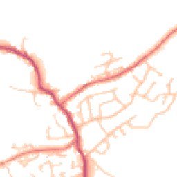 Daytime road noise heatmap for WN6 9LH
