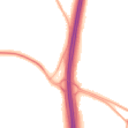 Night-time road noise heatmap for WN6 9RB