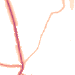 Daytime road noise heatmap for WN6 9SH