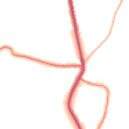 Daytime road noise heatmap for WN6 9SN